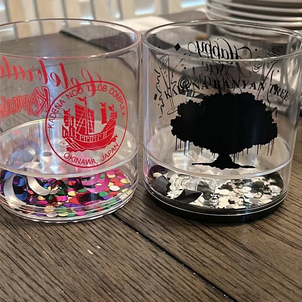 Party Glass, Happy New Year, Celebrate,Kahului, Kadena AFB